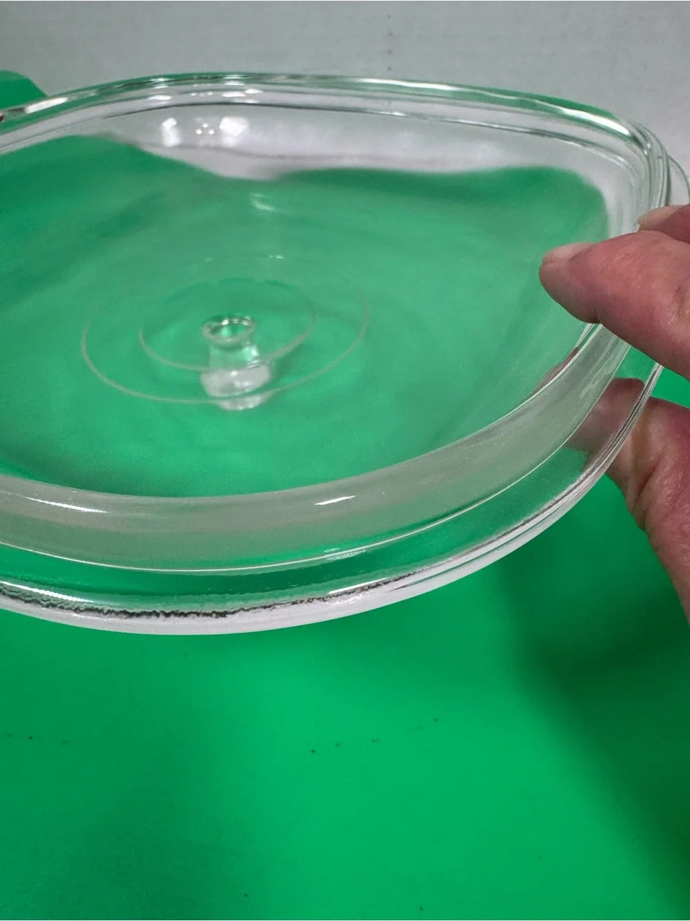 Pyrex P-12-C clear glass lid For Corning Ware P-25-B Square Baking Dish